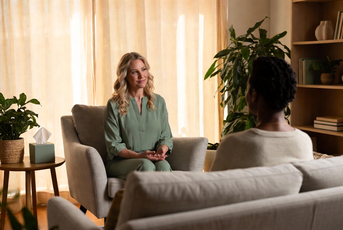 Individual therapy session at Oasis Counseling Solutions